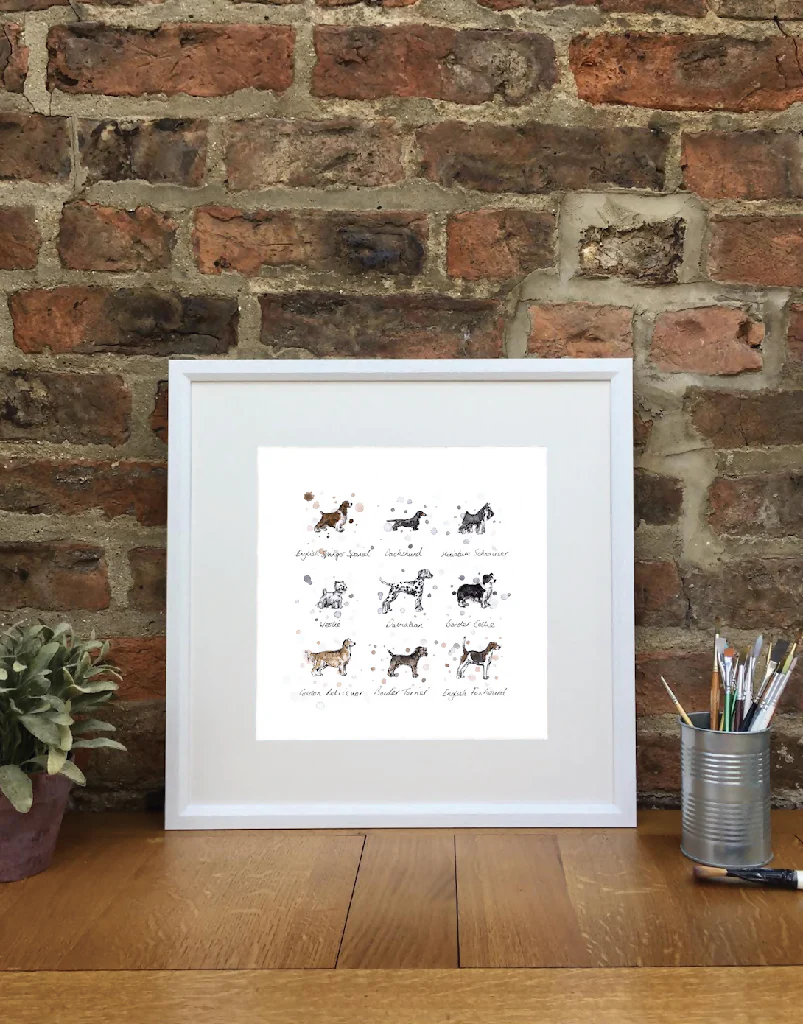 Dog Breeds | signed Limited Edition Print