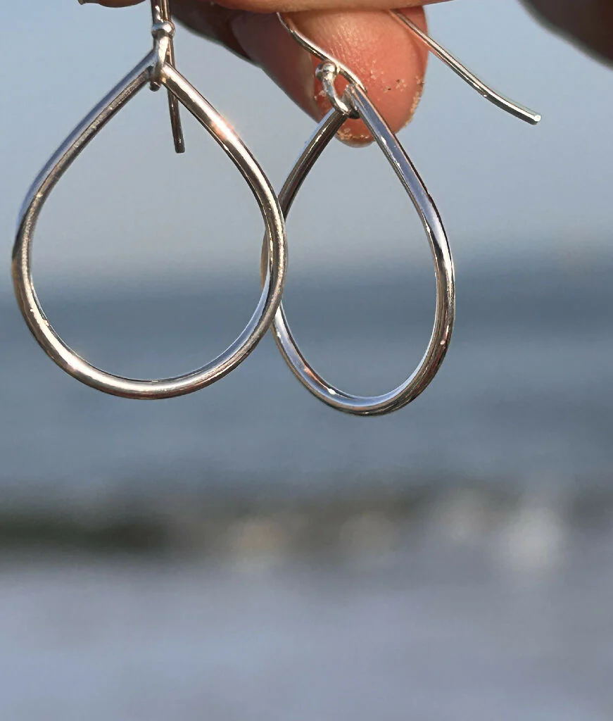 Dolce vita silver drop Earrings - Image 2