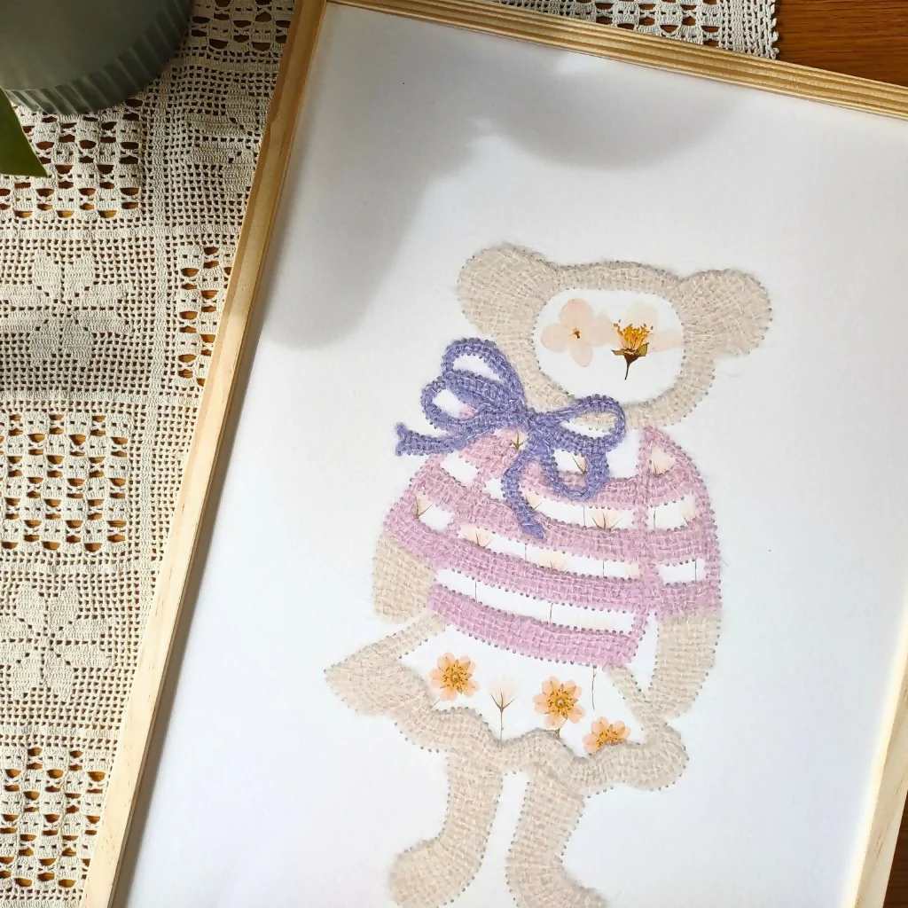 Dora The Bear Art Print - Image 3