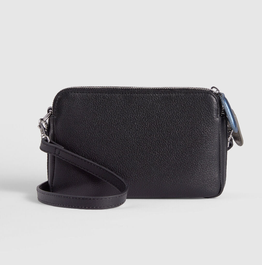Mabel Sheppard Double Zip Lightning Multi Way Leather Bag - Image 3