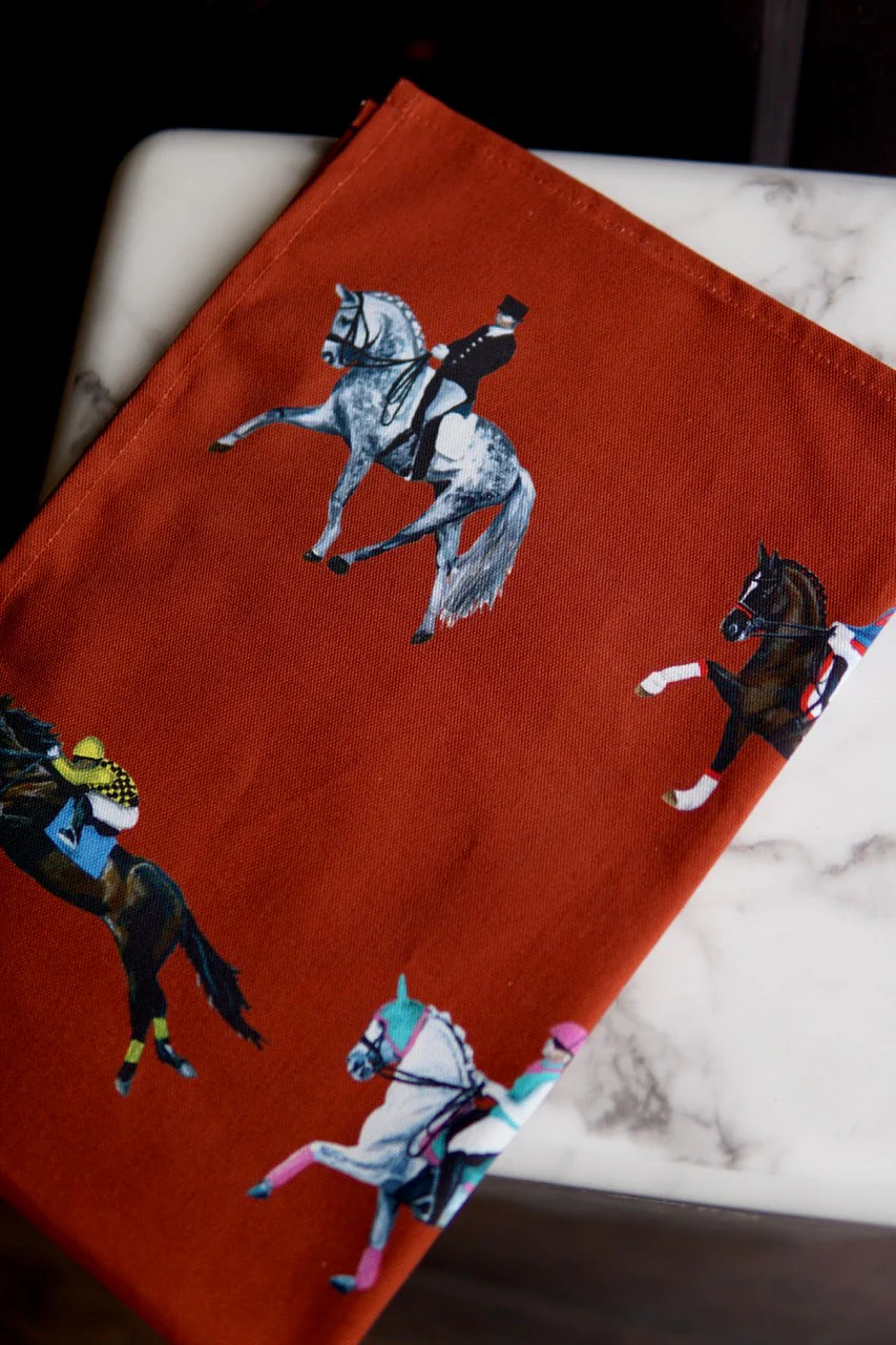 Dressage & Racehorses 100% Cotton Tea Towels - Image 8