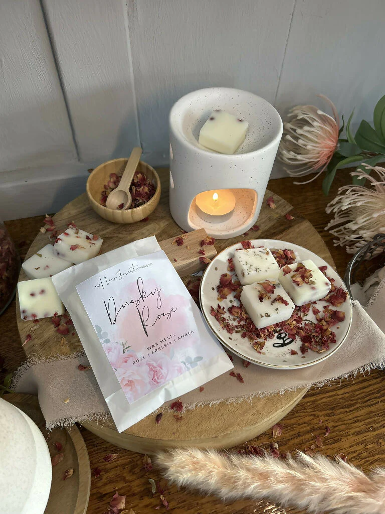 Dusky Rose Botanical Wax Melts, Valentines Day Wax Melts - Image 9