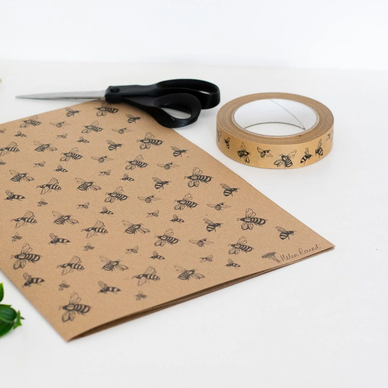 Eco Wrapping Paper With Bee Design - Image 5