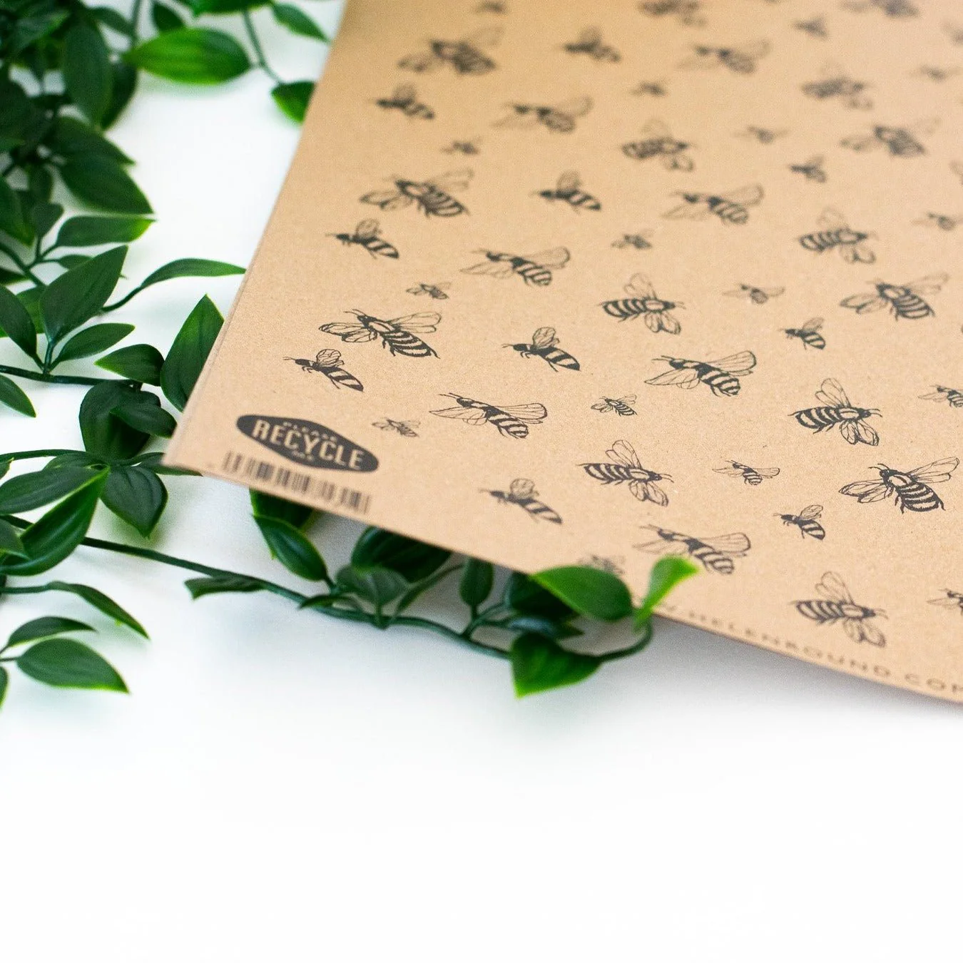 Eco Wrapping Paper With Bee Design - Image 6