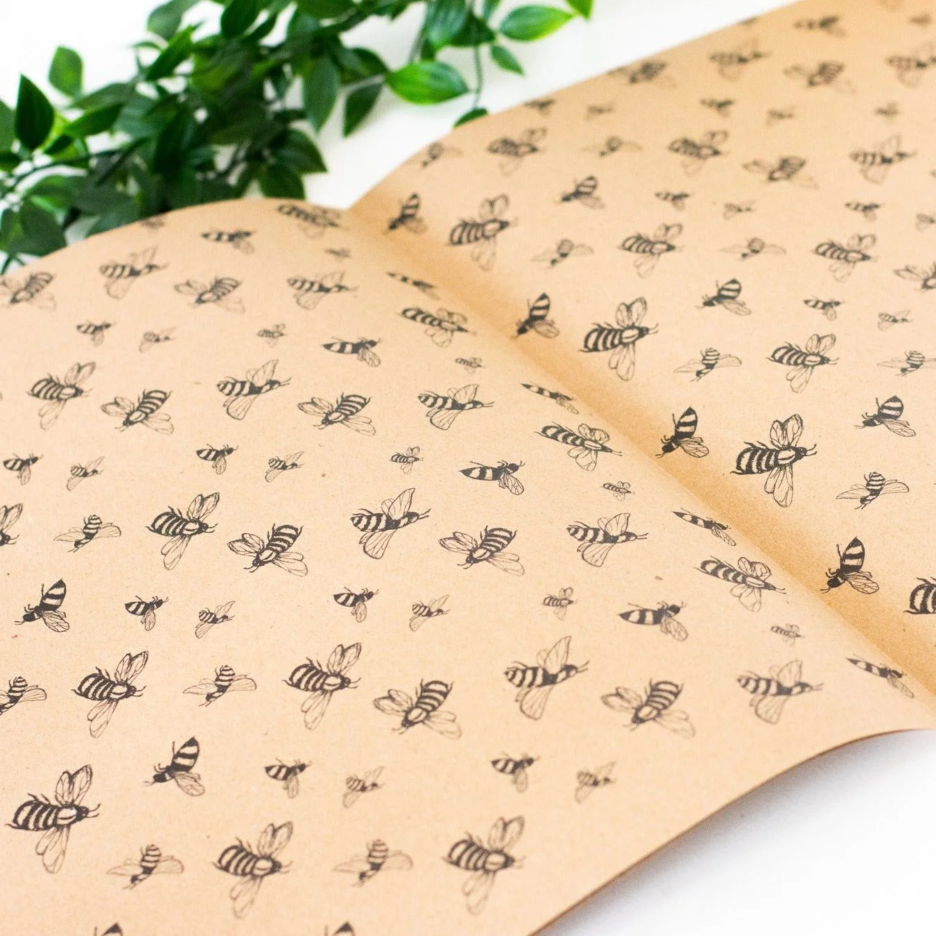 Eco Wrapping Paper With Bee Design - Image 7