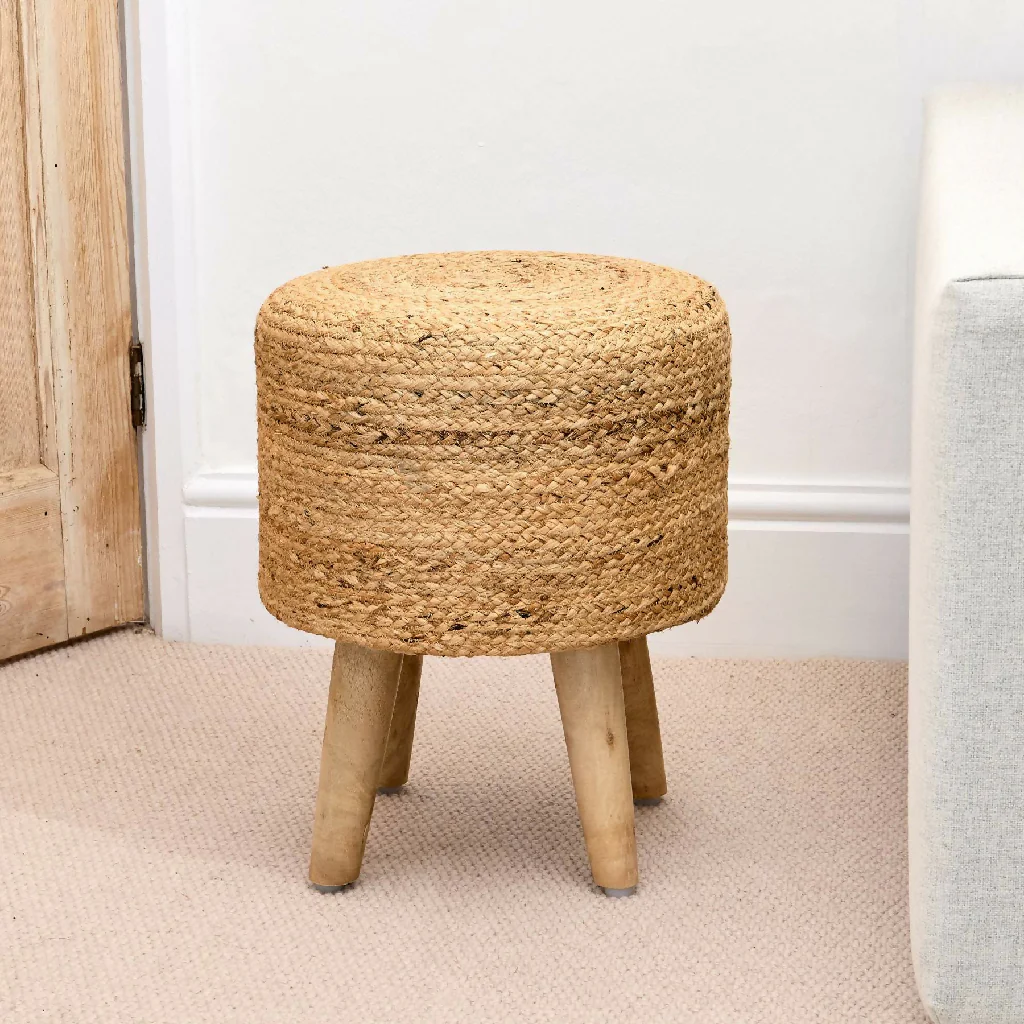 EcoBlend Jute Footstool - Image 3