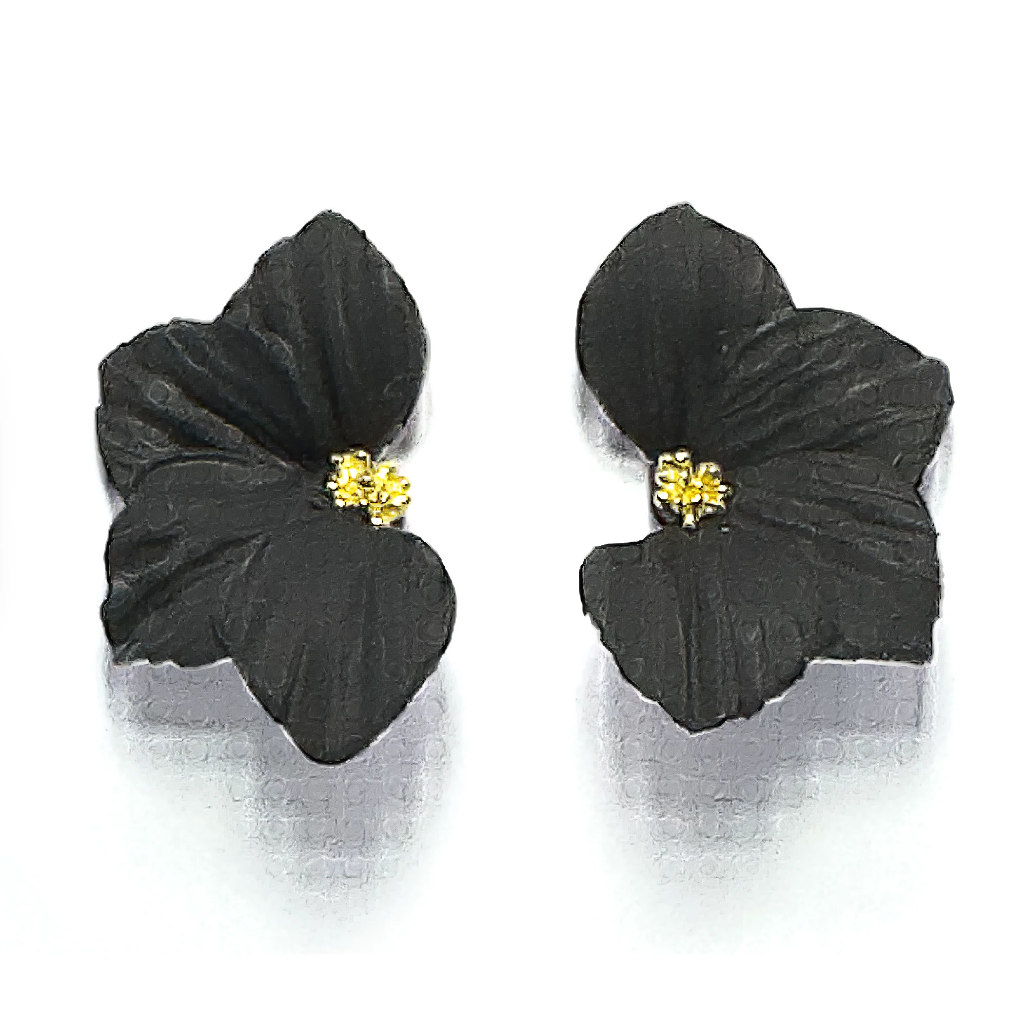 Ella Grande | Black | Statement Earrings - Image 2