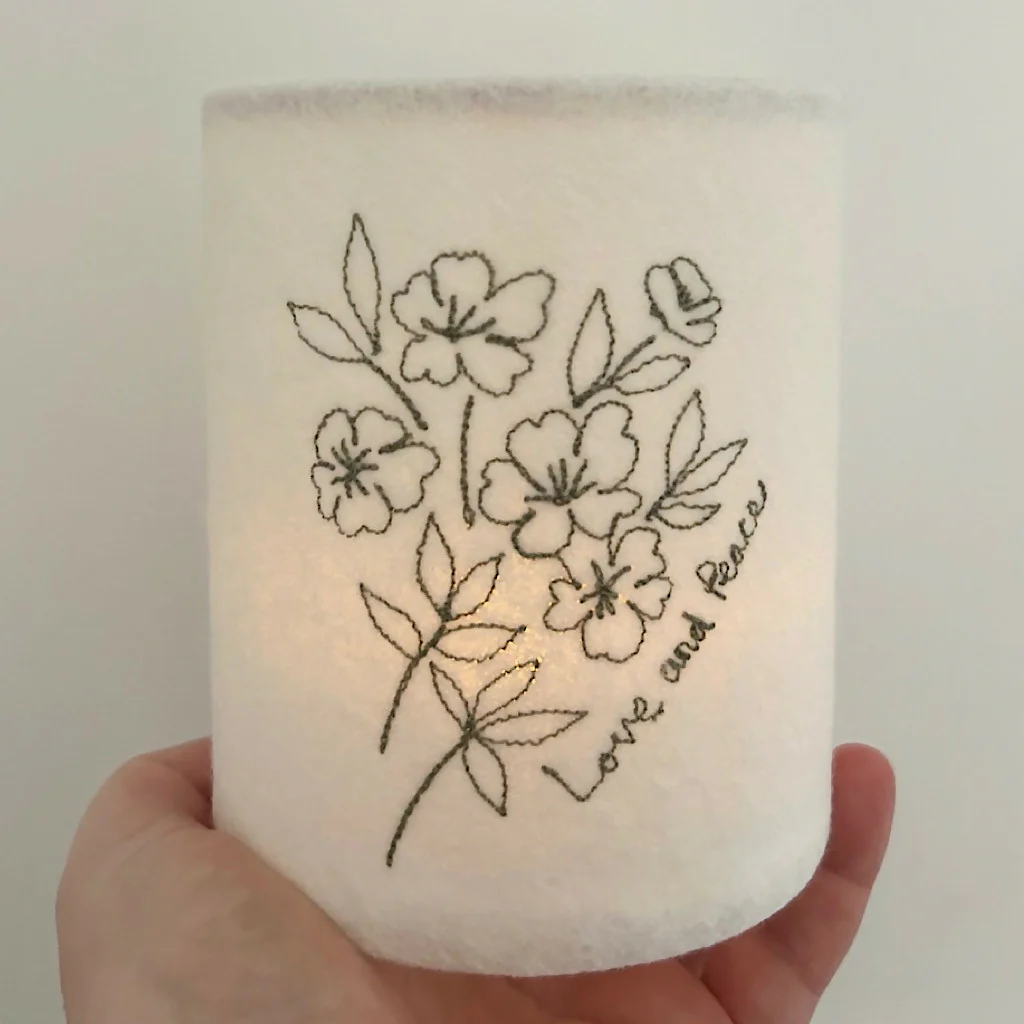 Embroidered Affirmation Lantern - Image 4
