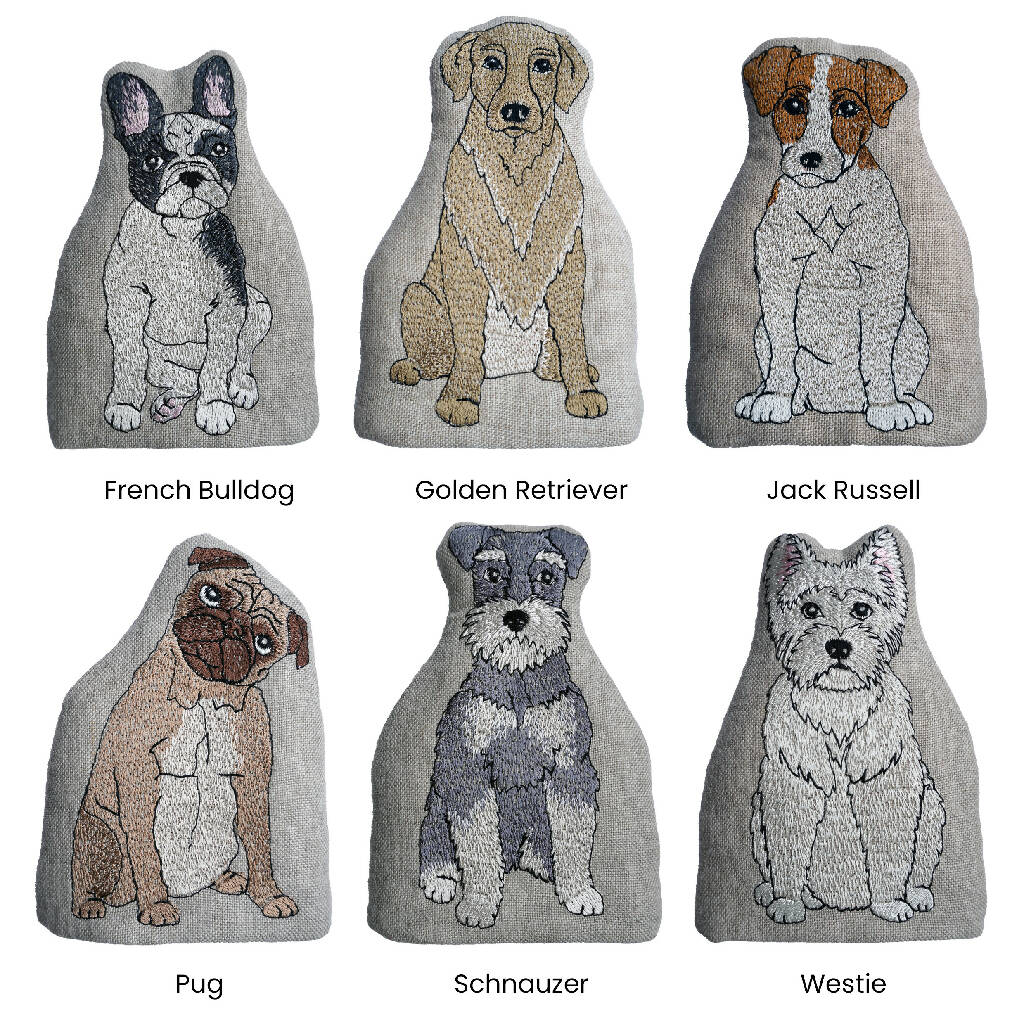 Embroidered Dog Egg Cosy - Twelve Breeds Available - Image 10