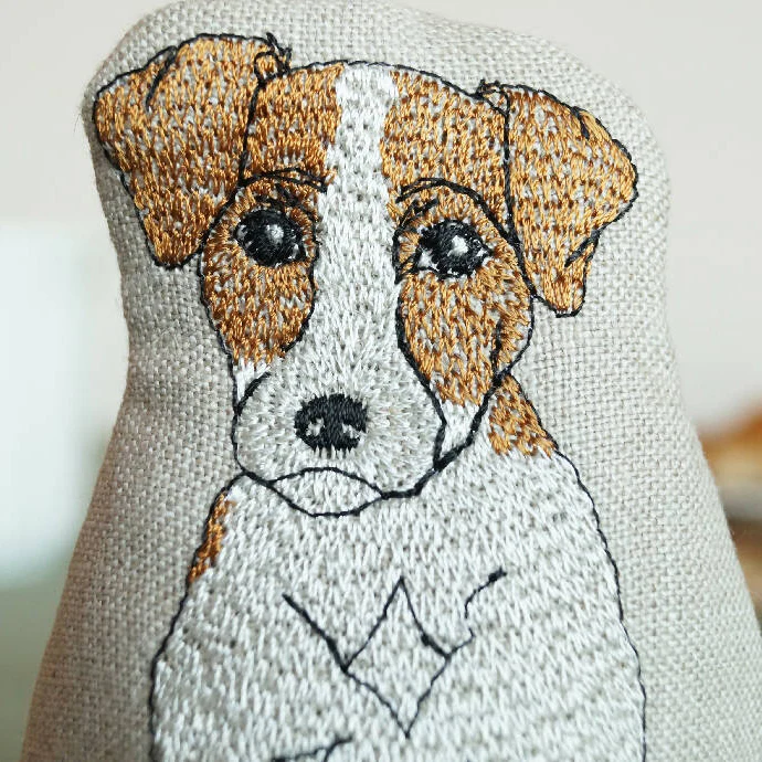 Embroidered Dog Egg Cosy - Twelve Breeds Available - Image 3