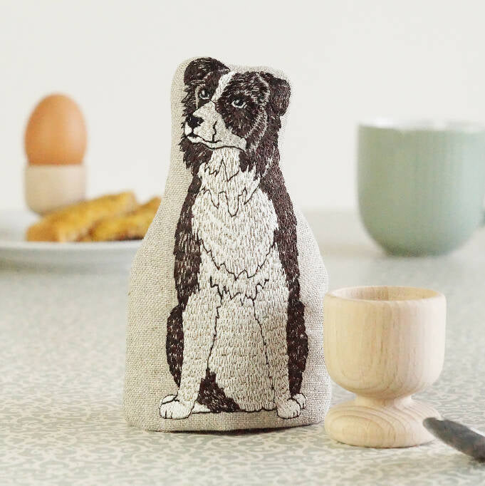 Embroidered Dog Egg Cosy - Twelve Breeds Available - Image 4