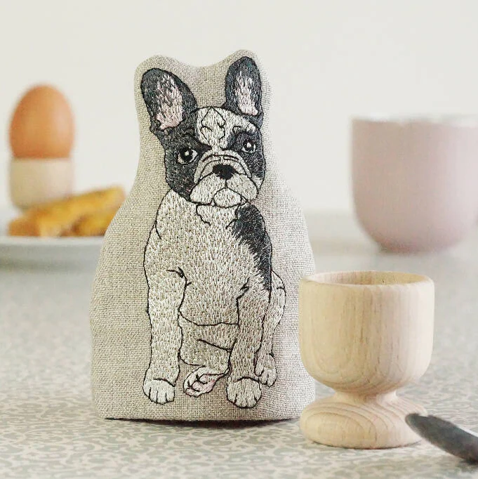 Embroidered Dog Egg Cosy - Twelve Breeds Available - Image 6