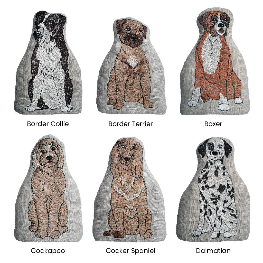 Embroidered Dog Egg Cosy - Twelve Breeds Available - Image 9