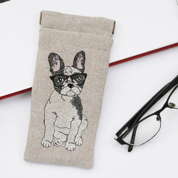 Embroidered Dog Glasses Case - Twelve Breeds Available - Image 3