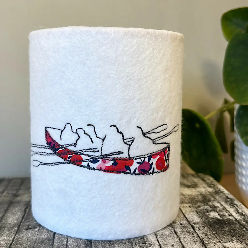 Embroidered Gig Boat Lantern