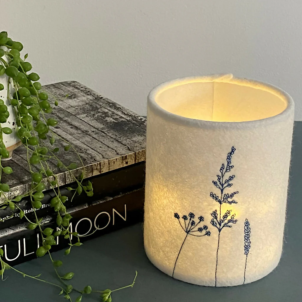 Embroidered Hedgerow Lantern - Image 2