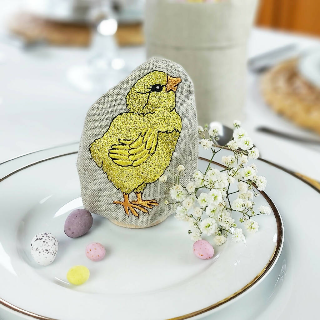 Embroidered Little Chick Egg Cosy - Image 3