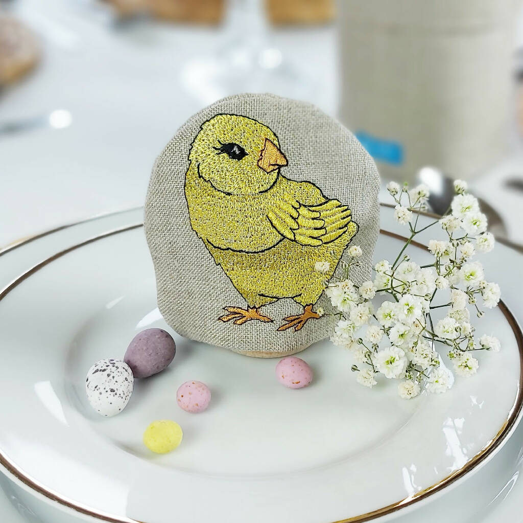 Embroidered Little Chick Egg Cosy - Image 7