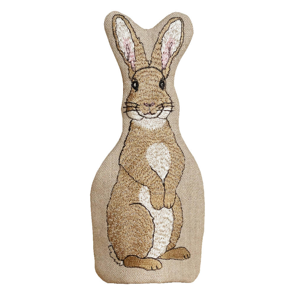 Embroidered Rabbit Egg Cosy - Image 3