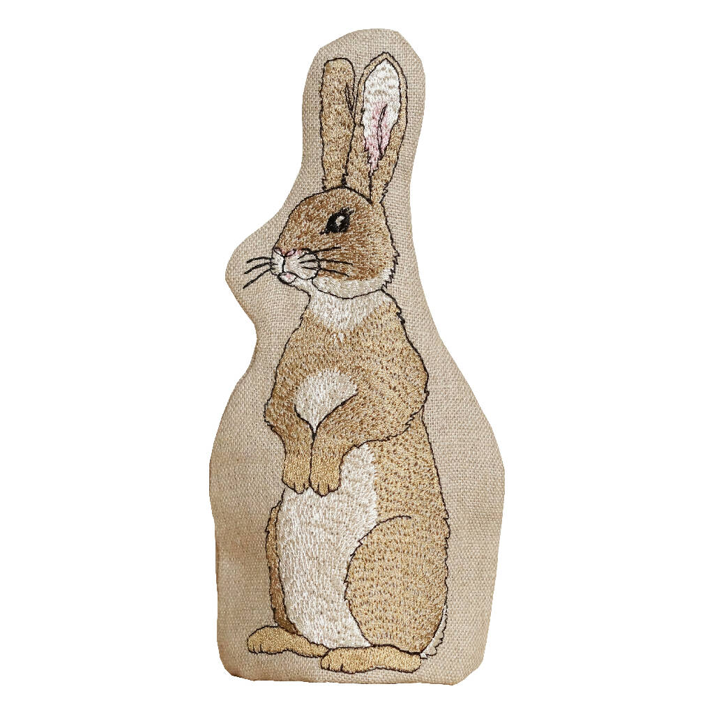 Embroidered Rabbit Egg Cosy - Image 5