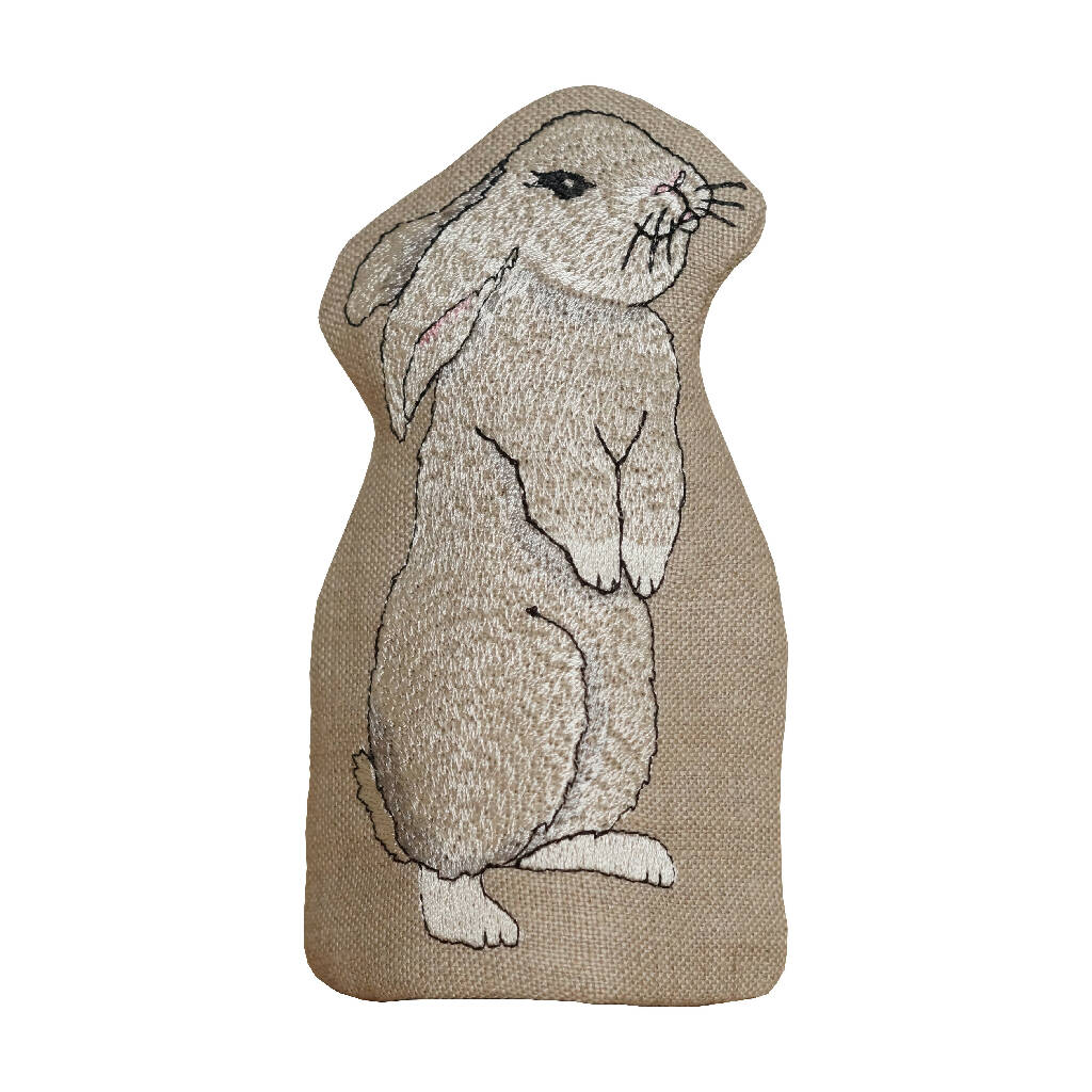 Embroidered Rabbit Egg Cosy - Image 9