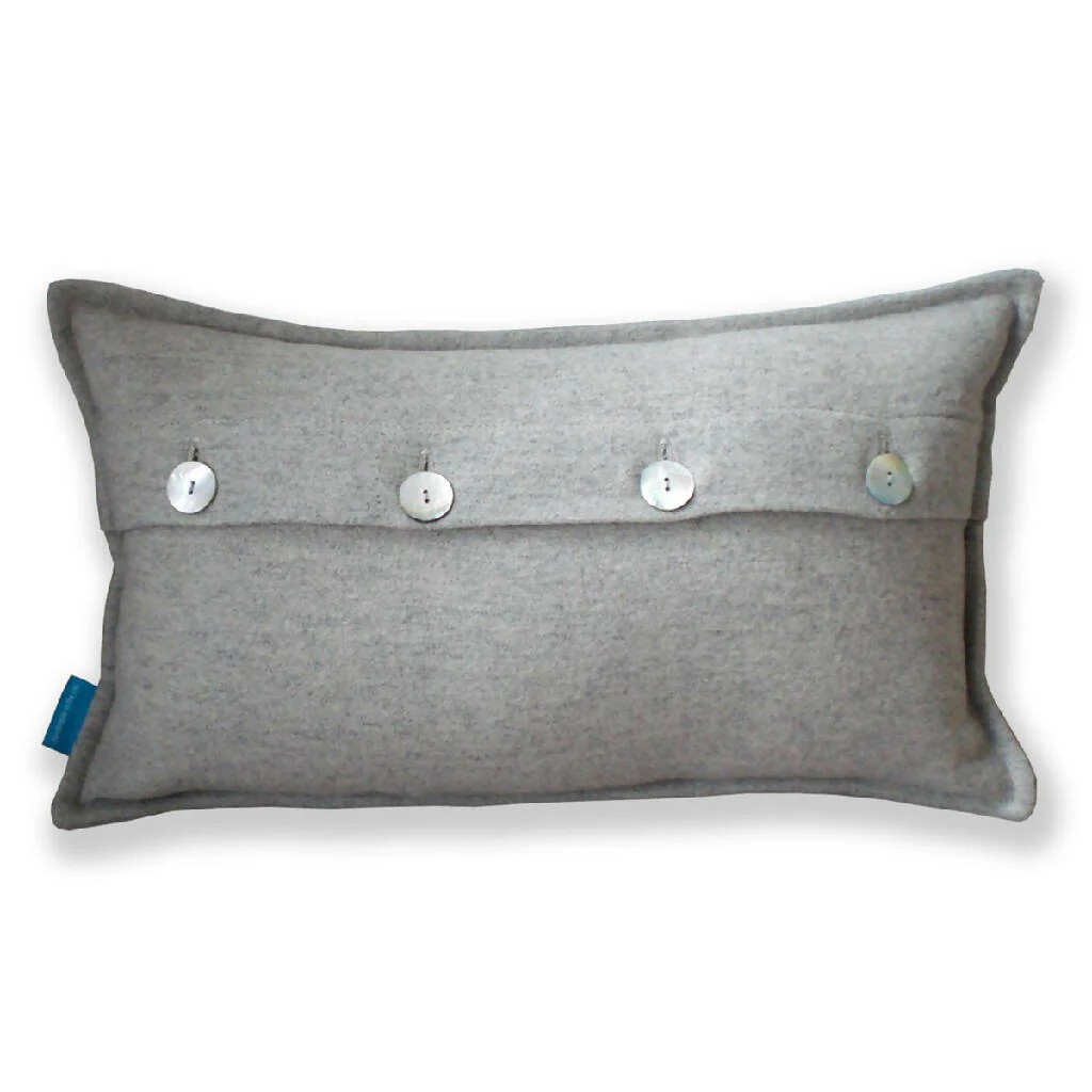 Embroidered Winter Lodge Christmas Cushion - Image 3