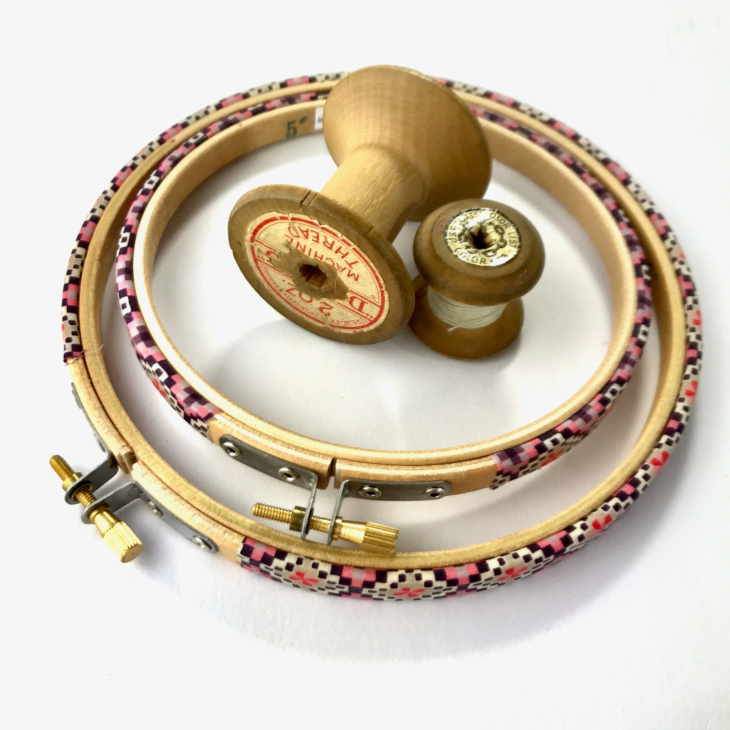 Embroidery Hoop Collection - Set of Three Geometric Design - Image 5