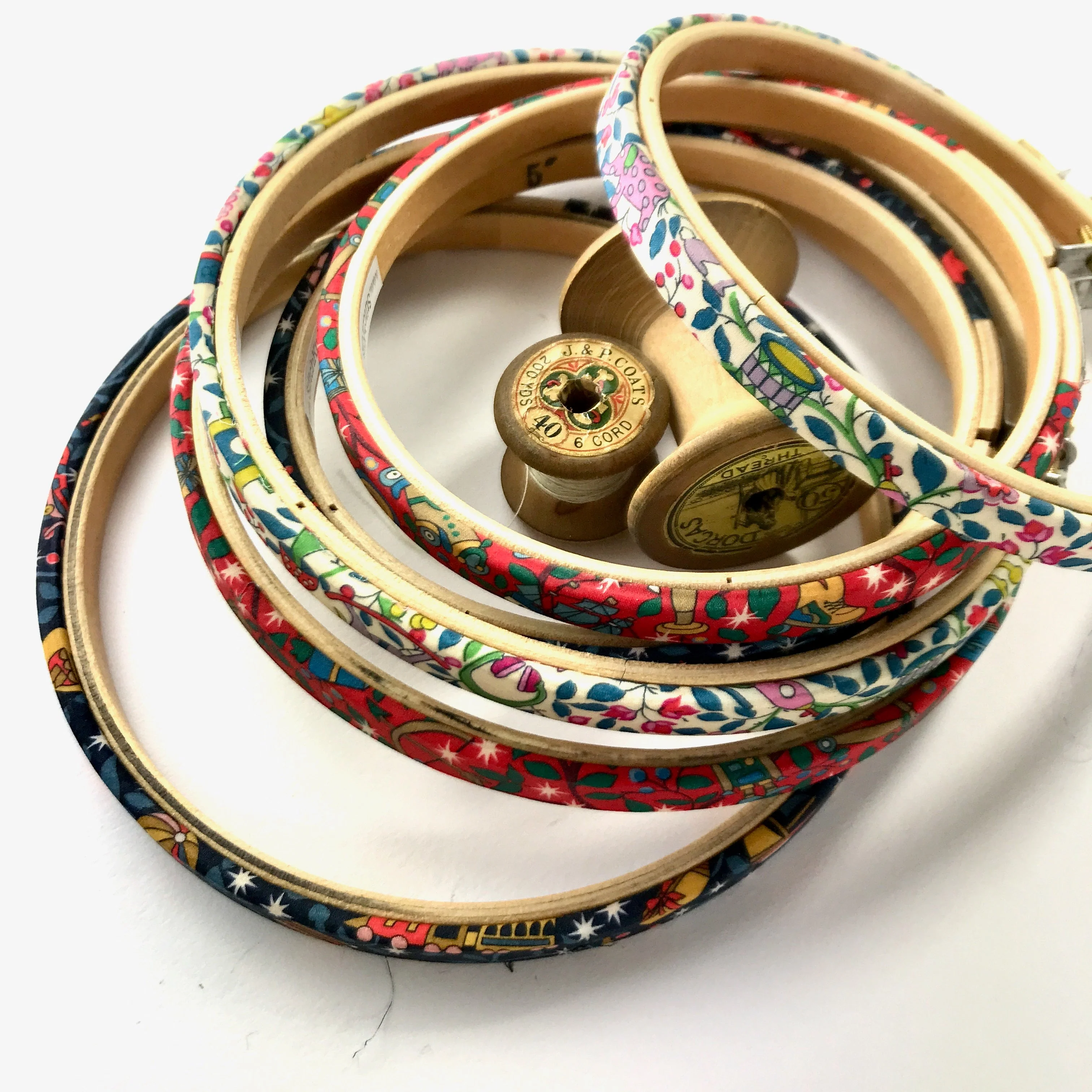 Embroidery Hoop Collection - Set of Three 'Toy Garden' Collection - Image 4