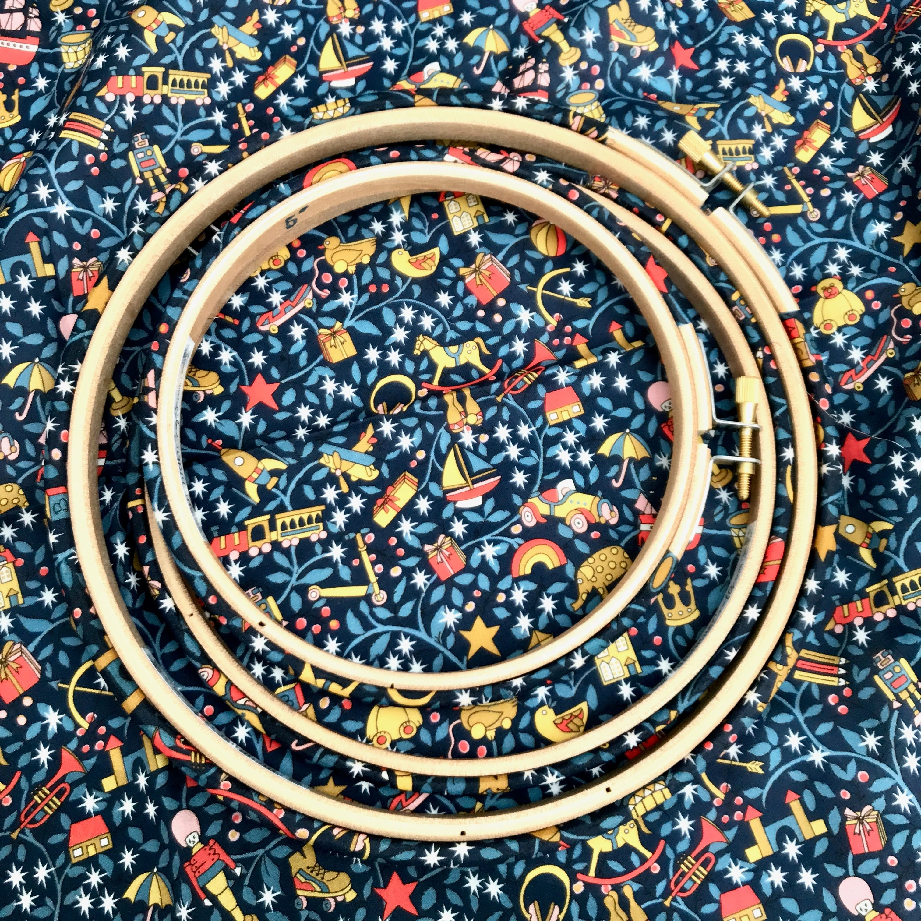Embroidery Hoop Collection - Set of Three 'Toy Garden' Collection - Image 7
