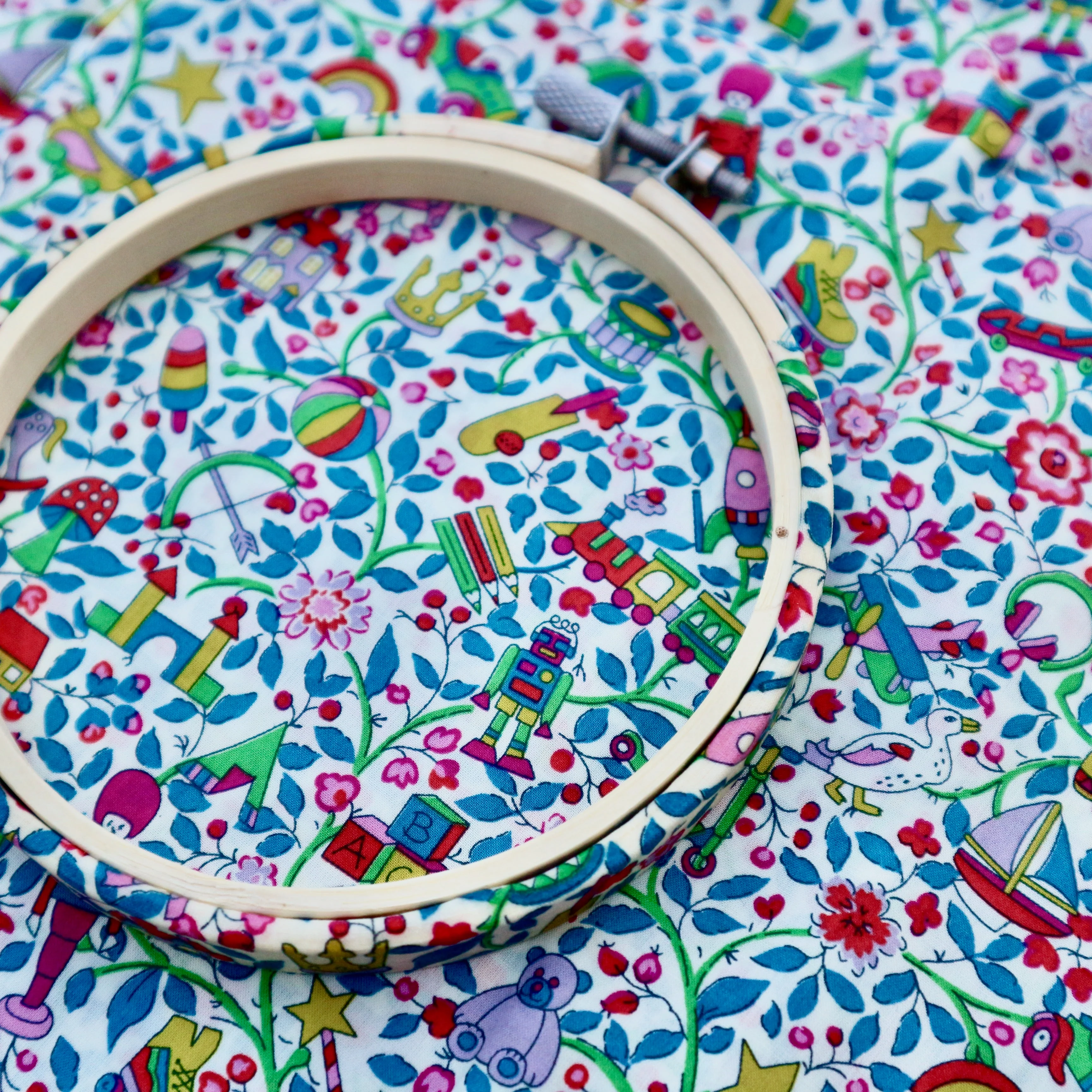 Embroidery Hoop Collection - Set of Three 'Toy Garden' Collection - Image 9