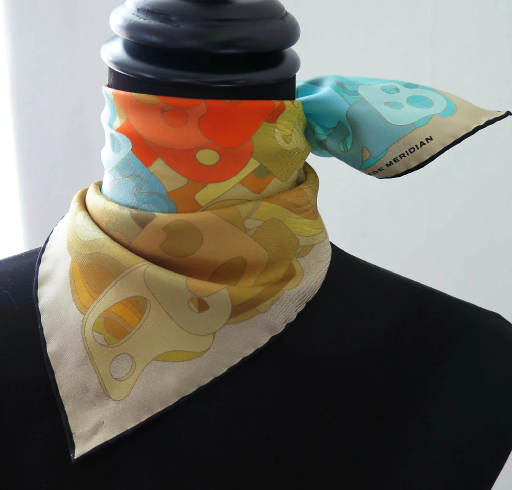Hand Rolled Silk Square | Pure Silk Twill | Encryption - Image 8