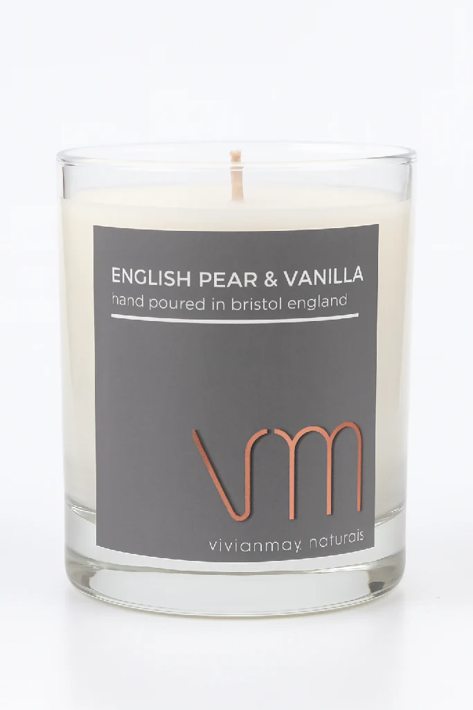 English Pear and Vanilla Soy Candle - Image 2