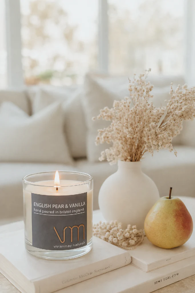 English Pear and Vanilla Soy Candle - Image 5