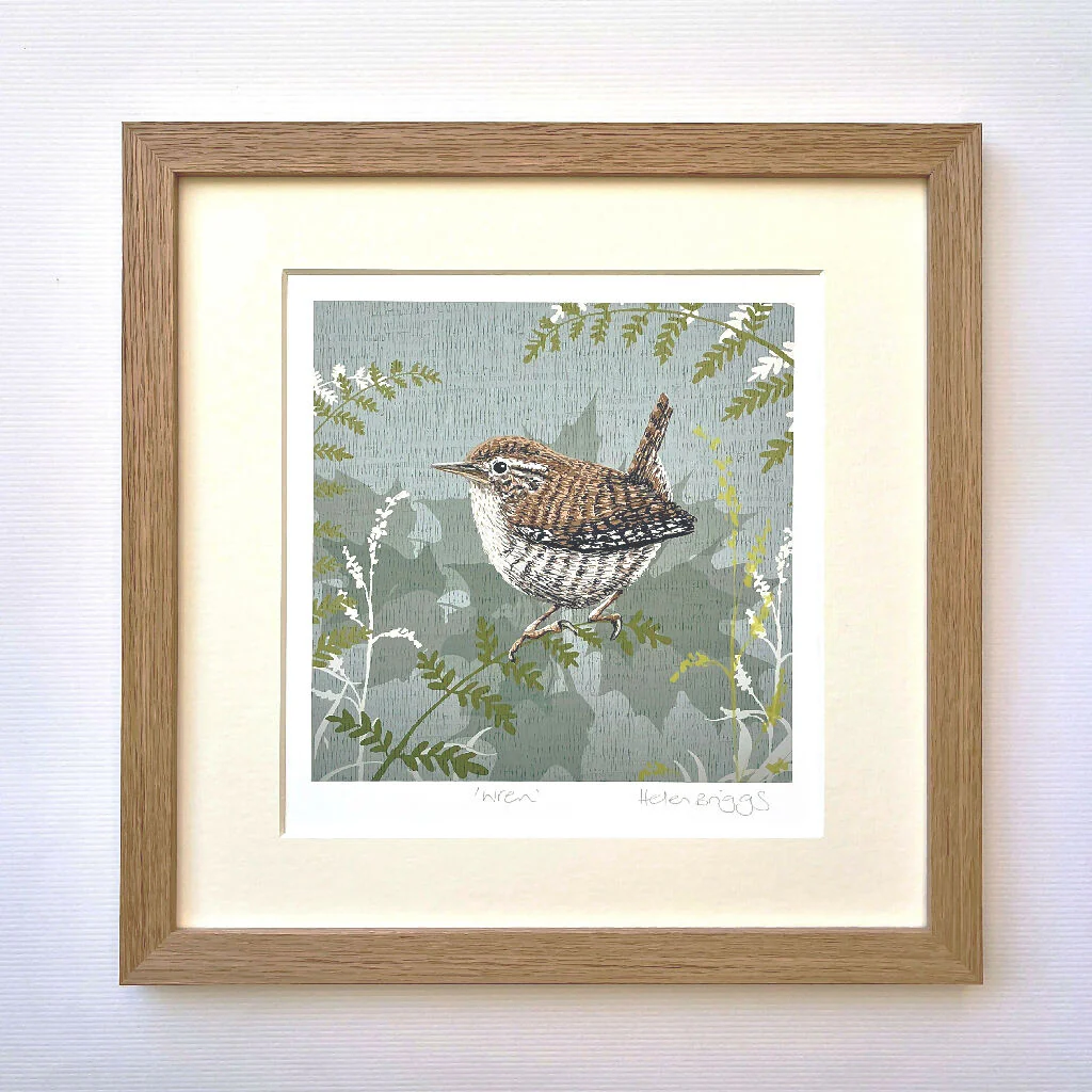 English Wren -Signed and mounted Giclée Art Print - Image 4