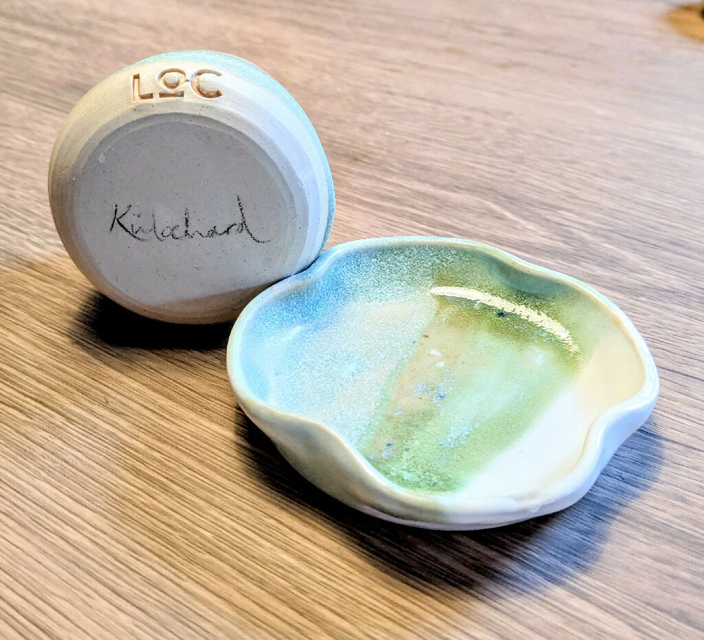 ESPRESSO SET of 2 cups and saucers - Lichen Green - Image 8