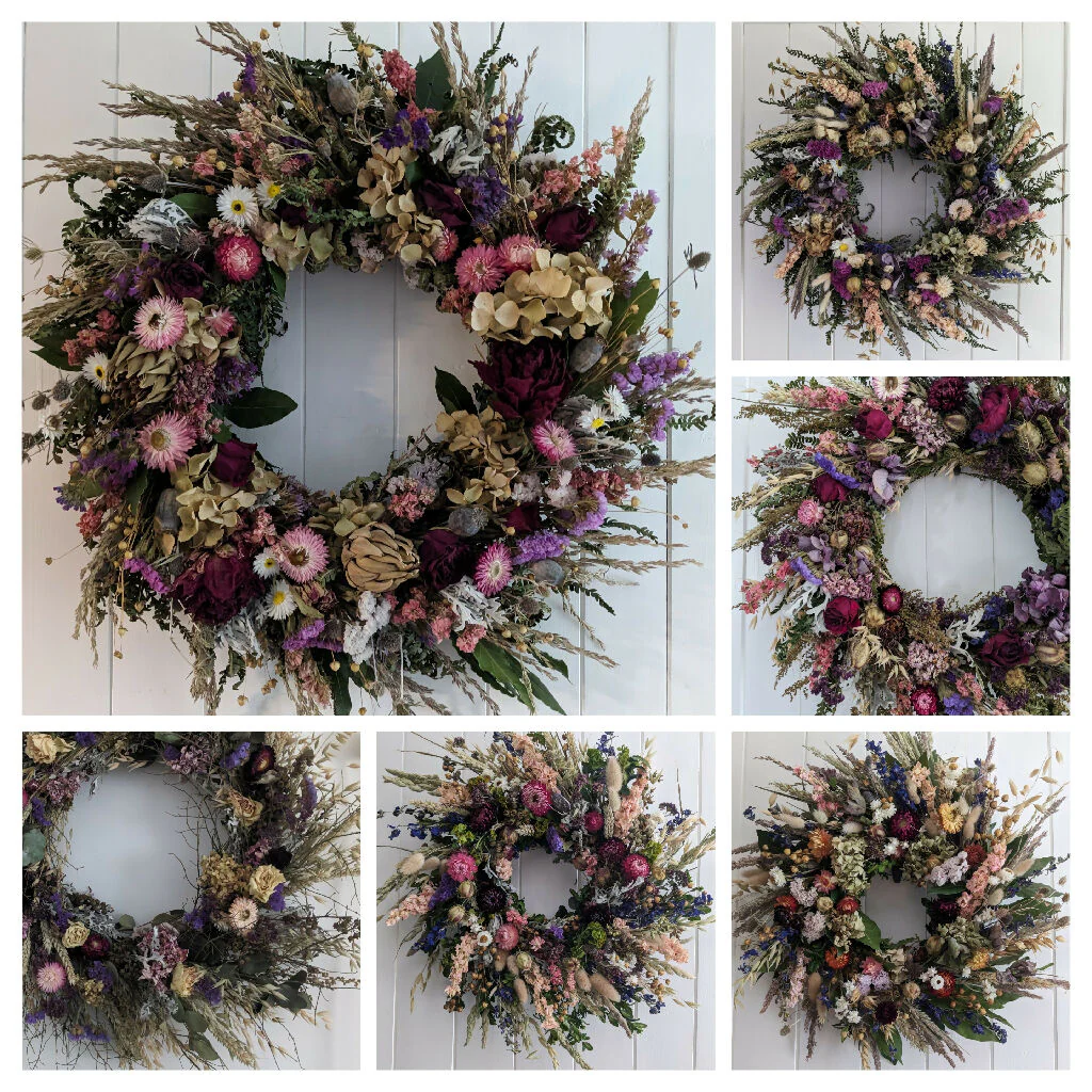 Everlasting Wreath made from Dried Flowers - Custom Made - Image 10