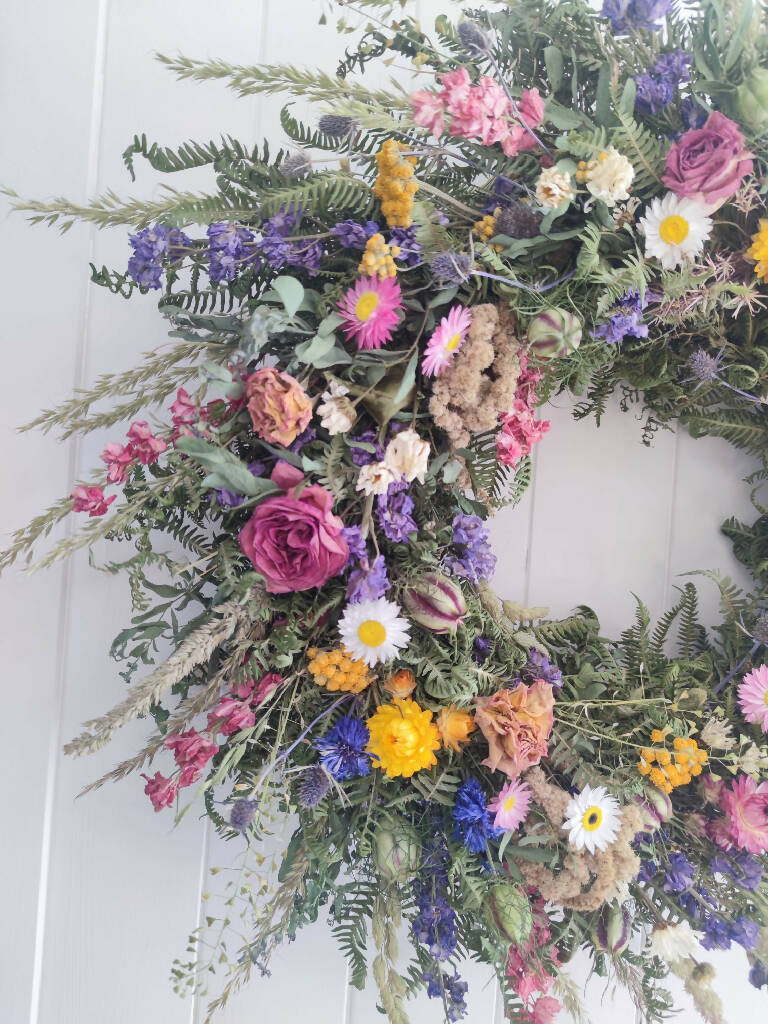 Everlasting Wreath made from Dried Flowers - Custom Made - Image 4