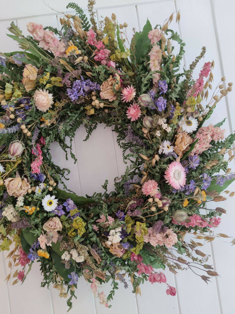 Everlasting Wreath made from Dried Flowers - Custom Made - Image 5