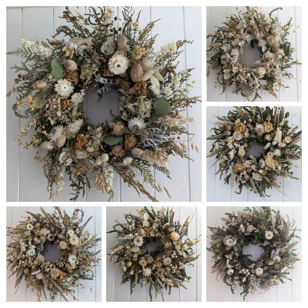 Everlasting Wreath made from Dried Flowers - Custom Made - Image 8