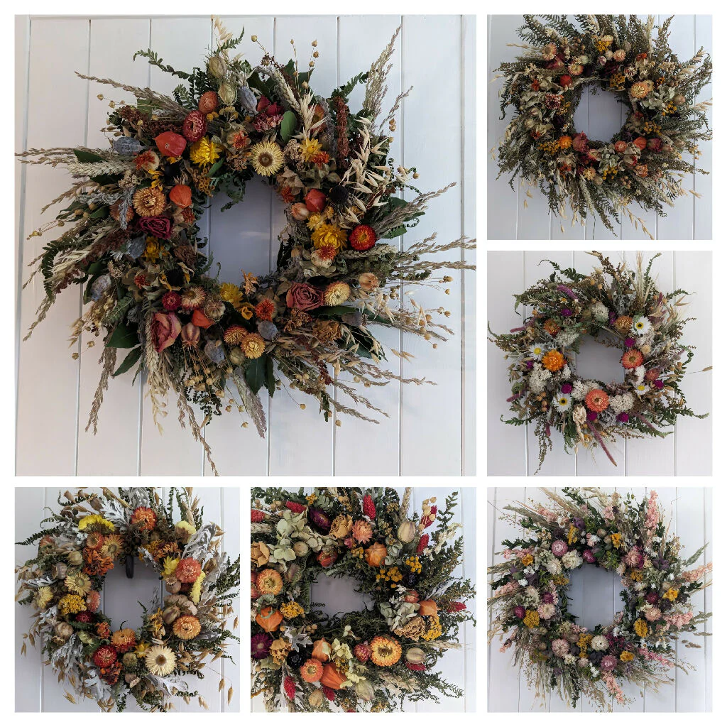 Everlasting Wreath made from Dried Flowers - Custom Made - Image 9