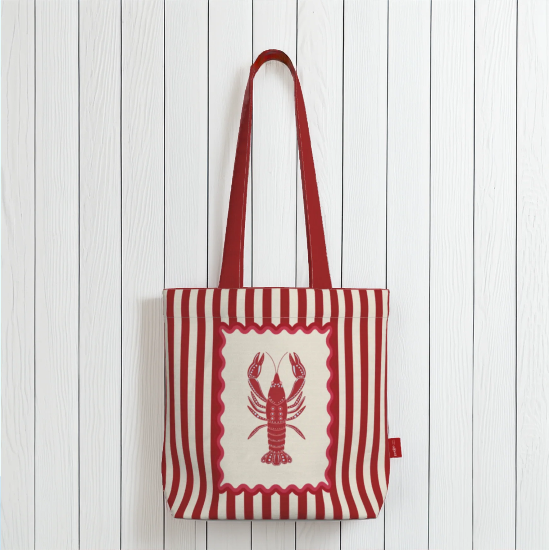 Everyday Tote Bag, Lobster Shopper "La Mer Collection" - Image 2