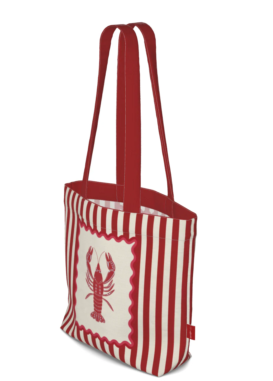 Everyday Tote Bag, Lobster Shopper "La Mer Collection" - Image 5