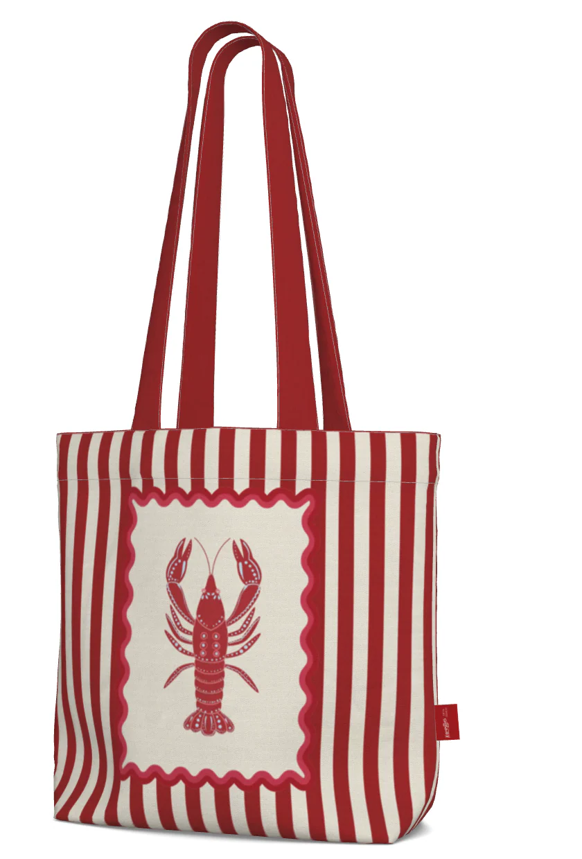 Everyday Tote Bag, Lobster Shopper "La Mer Collection" - Image 6