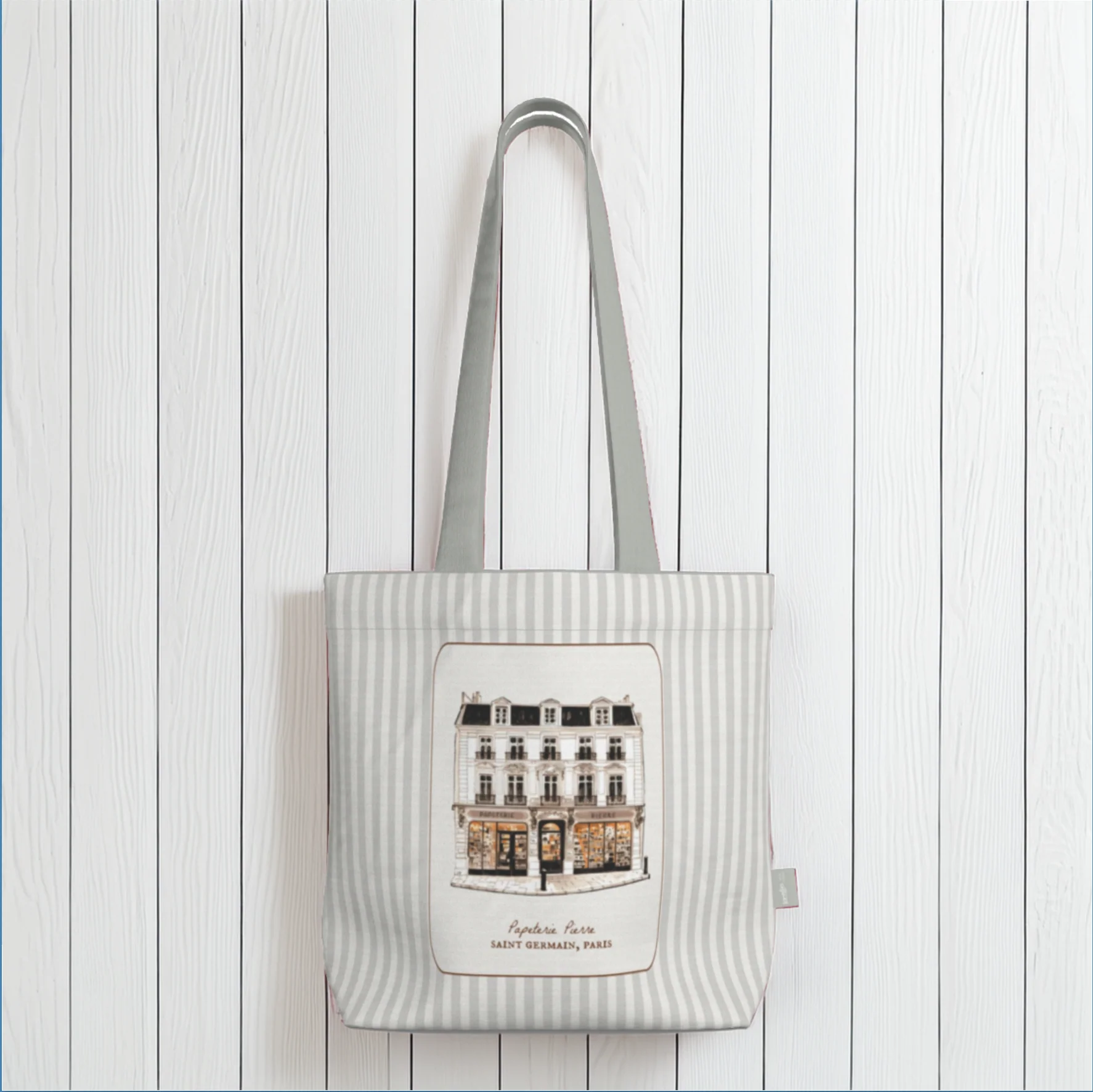 Everyday Tote Bag, Papeterie Pierre Saint Germain Paris Print