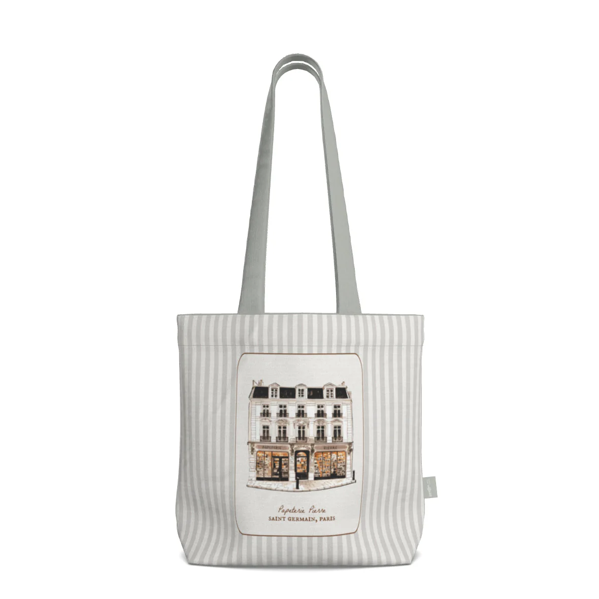 Everyday Tote Bag, Papeterie Pierre Saint Germain Paris Print - Image 3