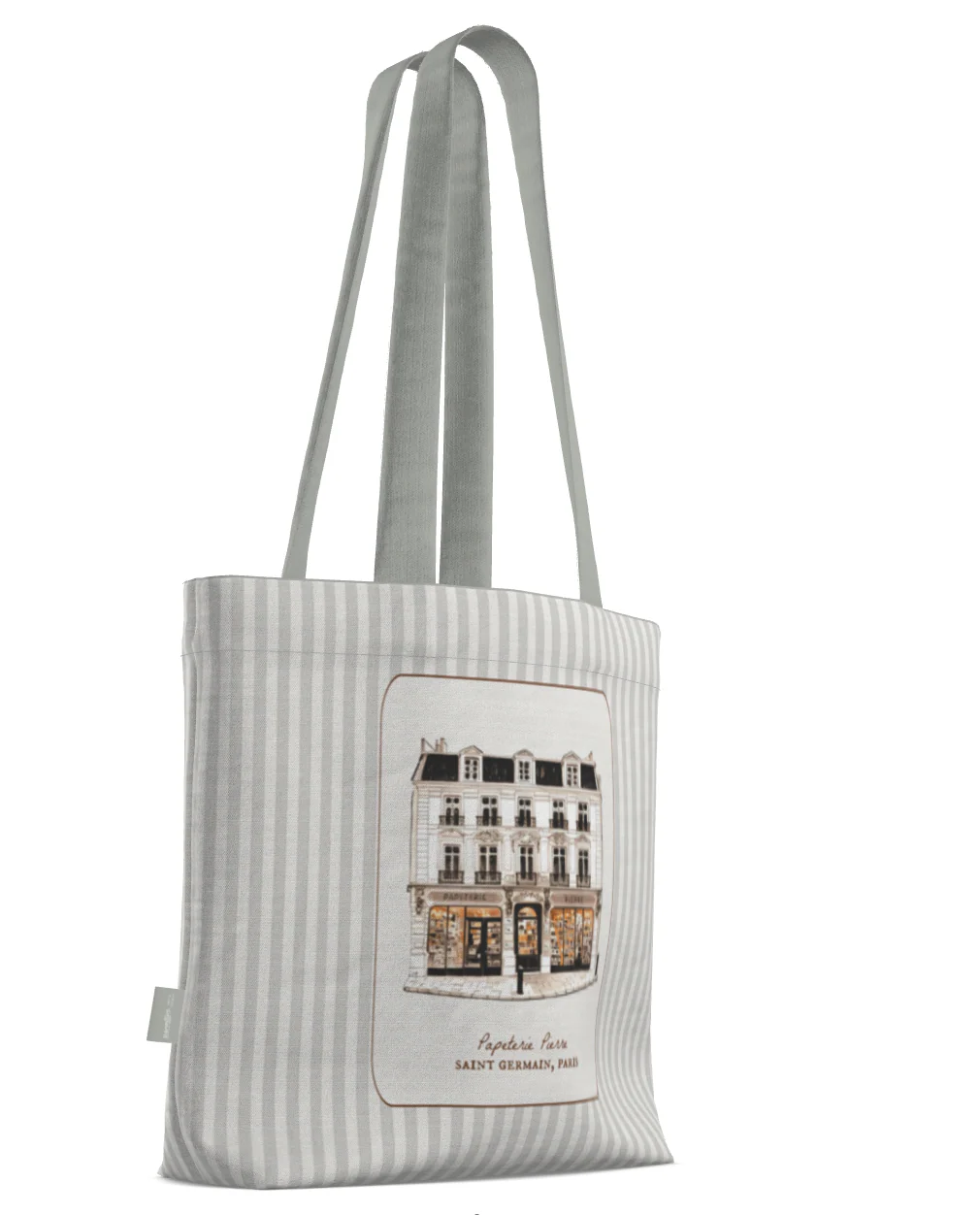 Everyday Tote Bag, Papeterie Pierre Saint Germain Paris Print - Image 5
