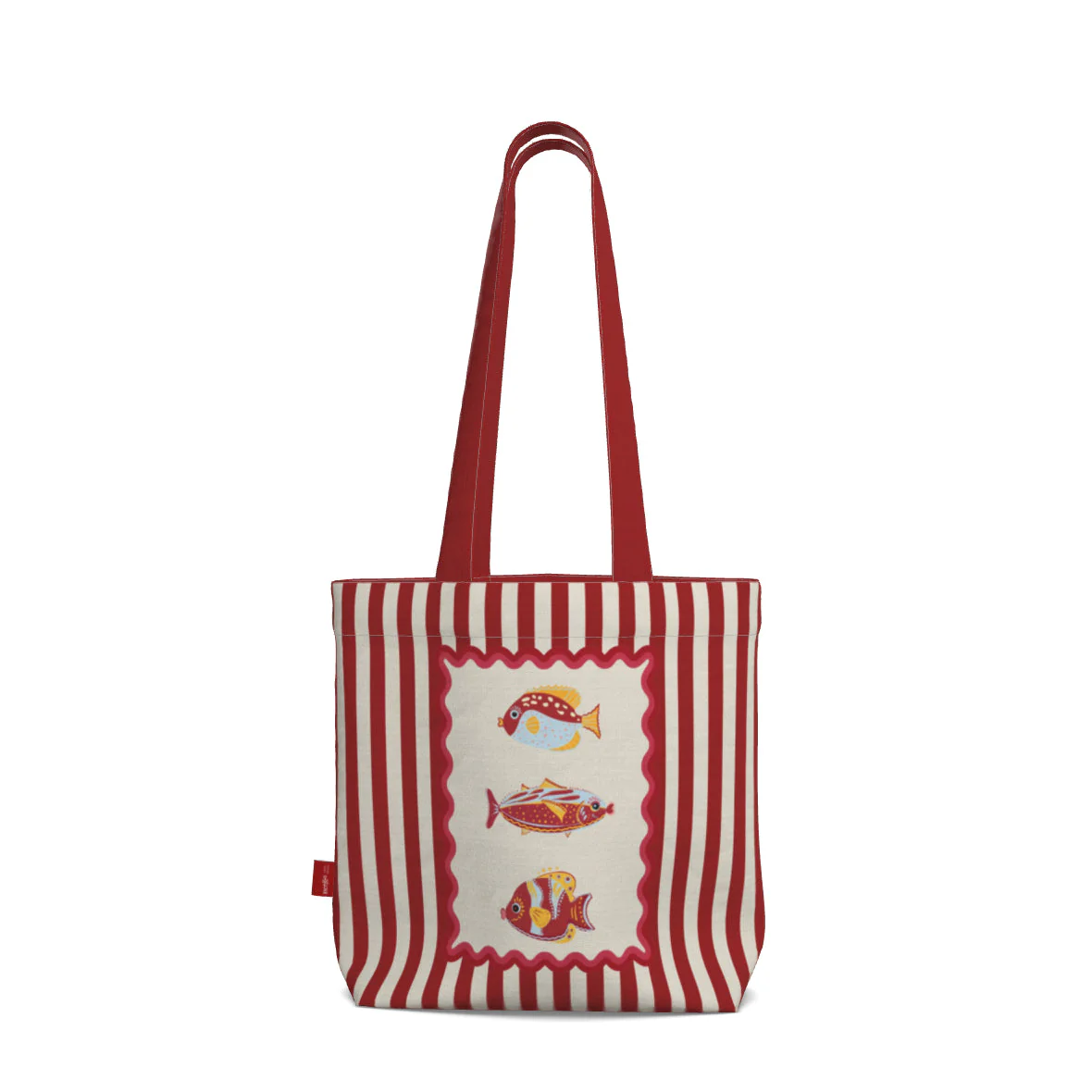 Everyday Tote Bag, Sardines Shopper "La Mer Collection" - Image 3