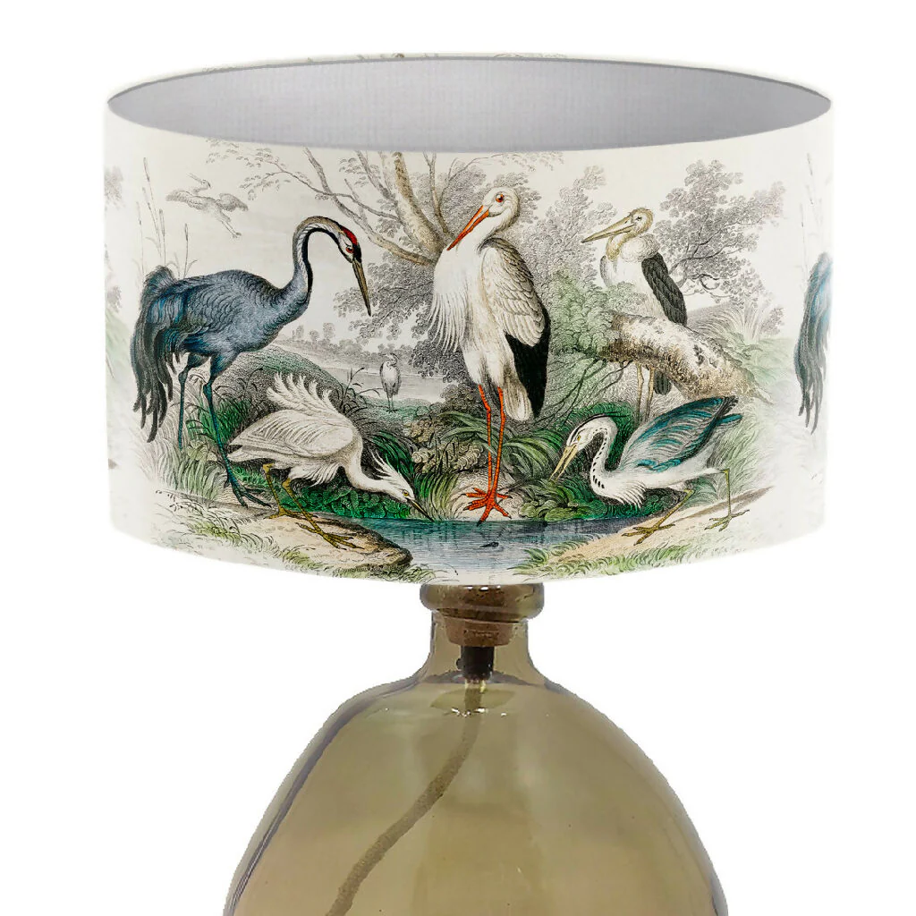 Exotic Bird Print Lampshade - Image 6