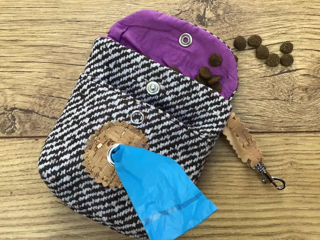 Fabric Treat and Poop Bag Holder