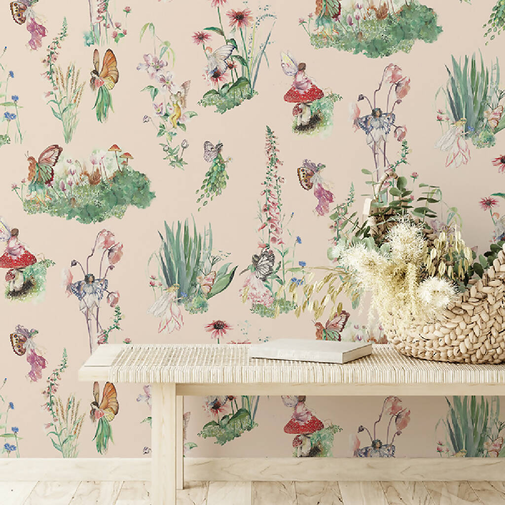 Fairy Garden Children's Wallpaper